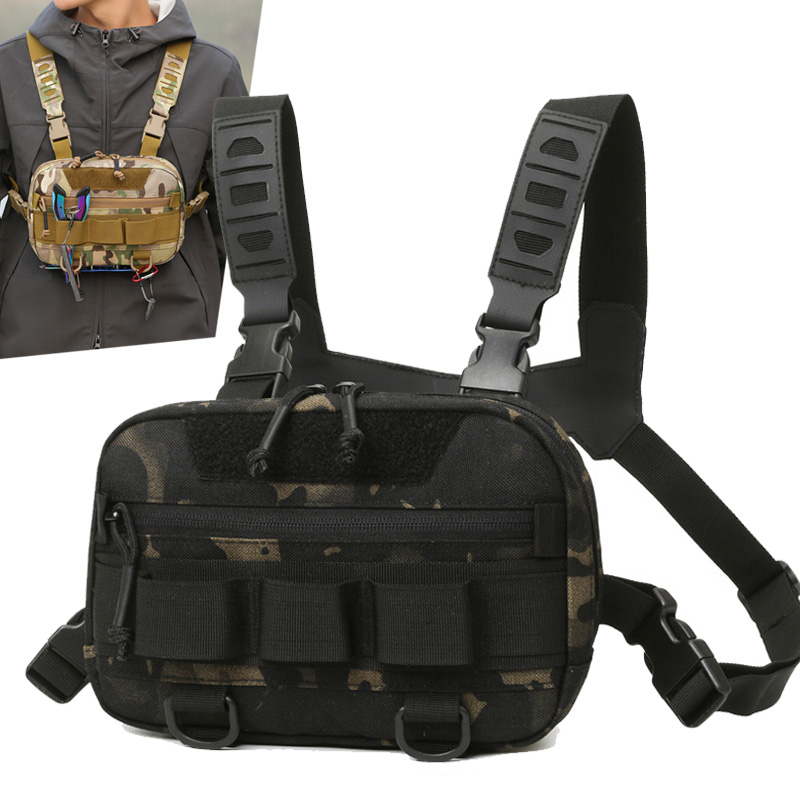 Rucksack Military Style - Tactical Chest Rig Backpack Camping Recon