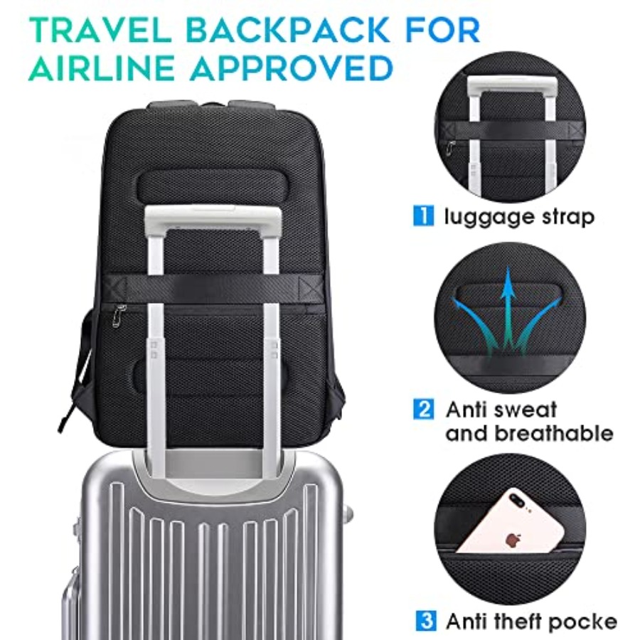 Business Smart Backpack Waterp - огляд і ціна Laptop Backpack 15.6