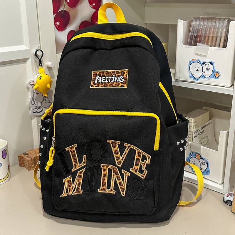 Y2K Grey Backpack for Women, C - огляд і ціна School Backpack Teen