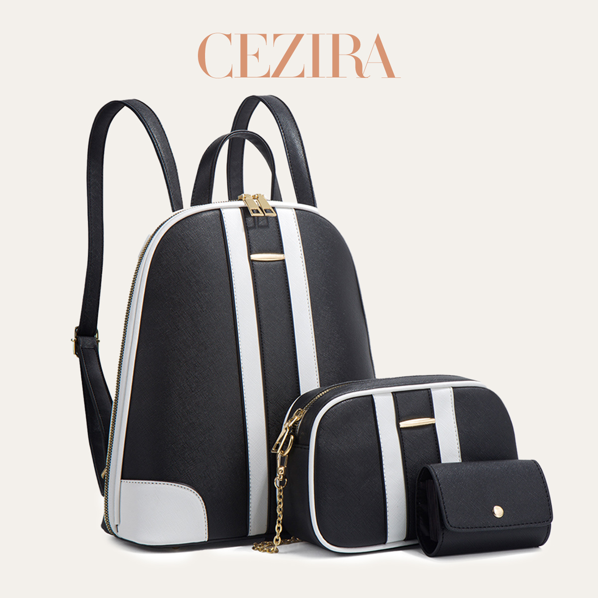 CR Fashion Stripes Patchwork B - огляд і ціна Fashion Backpack Women