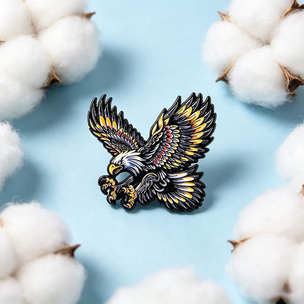 9pcs Flying Eagle Enamel Pin B - огляд і ціна Fashion Backpack Women