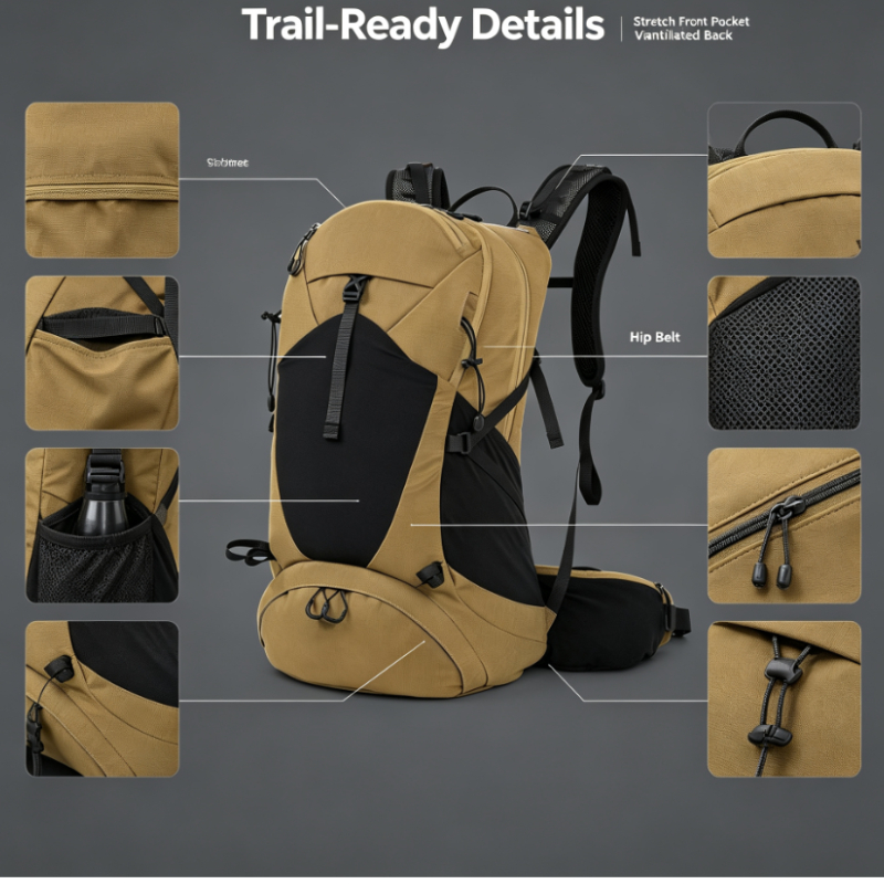 Large Waterproof Tear-Resistan - огляд і ціна Hiking Backpack Waterproof