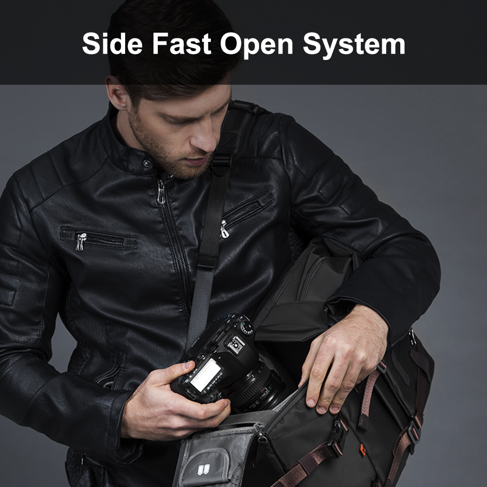 K&F CONCEPT Waterproof Camera  - огляд і ціна Laptop Backpack 15.6